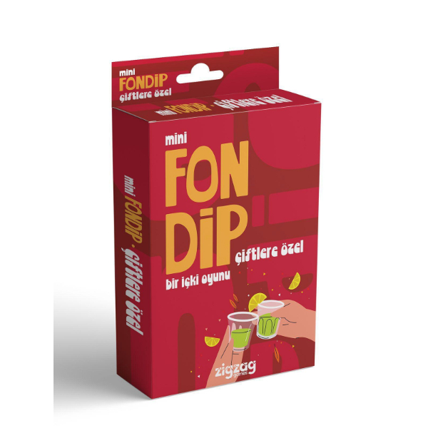 Mini Fondip Çiftlere Özel Eğlenceli Kart Oyunu - 4